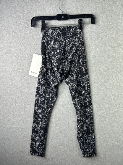 Lululemon Align High-Rise Pant 25" Size 0 Blossom Overlay Starlight Multi