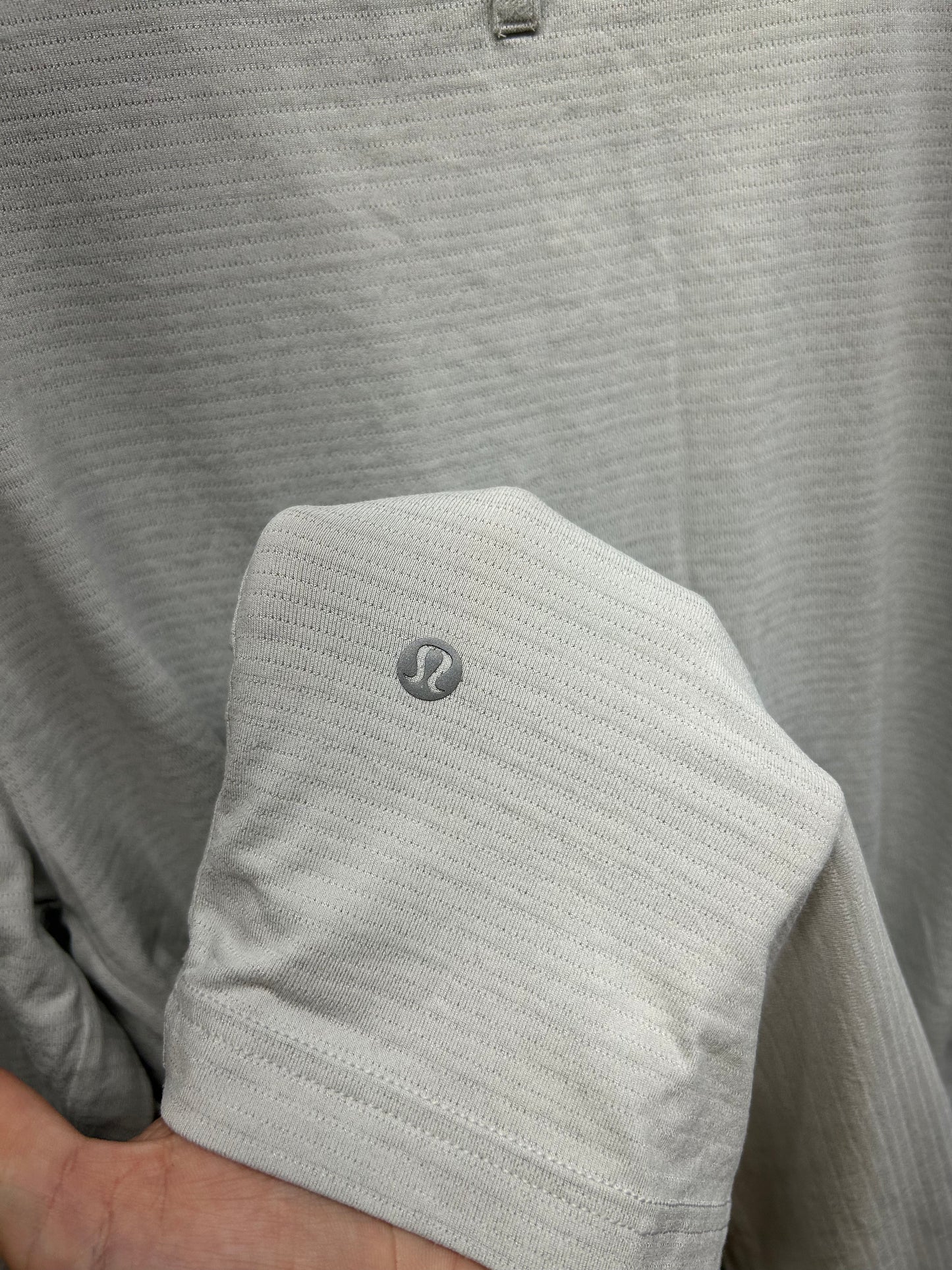 Lululemon Drysense Long Sleeve Size Large Heathered Vapor