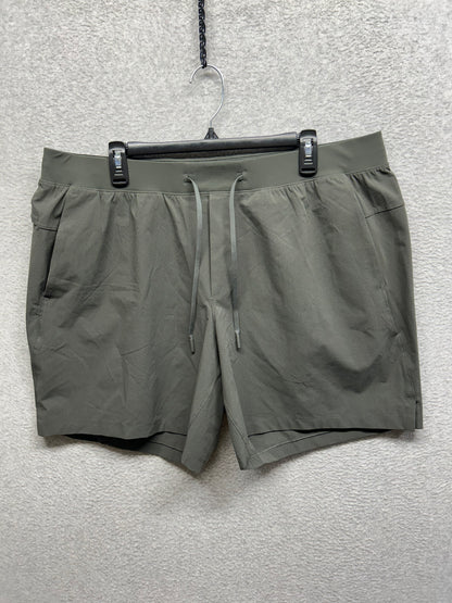 Lululemon Zeroed In Linerless Short 7" Size 2XL (Square) Onyx Grey