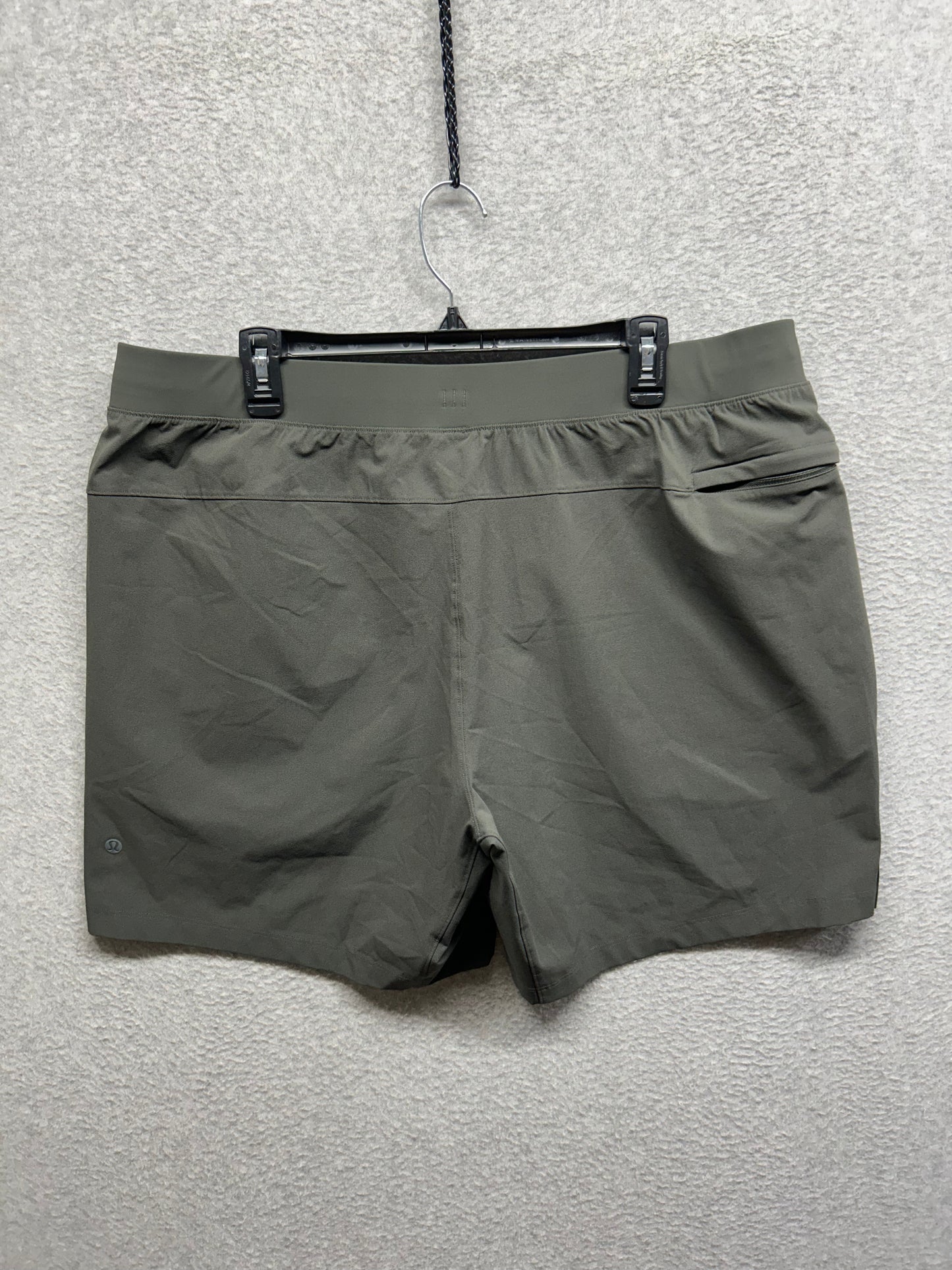 Lululemon Zeroed In Linerless Short 7" Size 2XL (Square) Onyx Grey