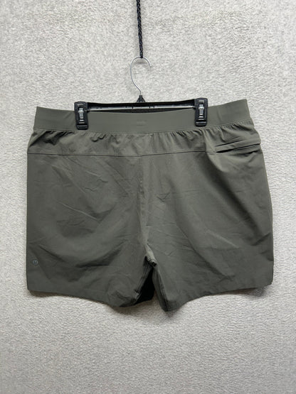Lululemon Zeroed In Linerless Short 7" Size 2XL (Square) Onyx Grey