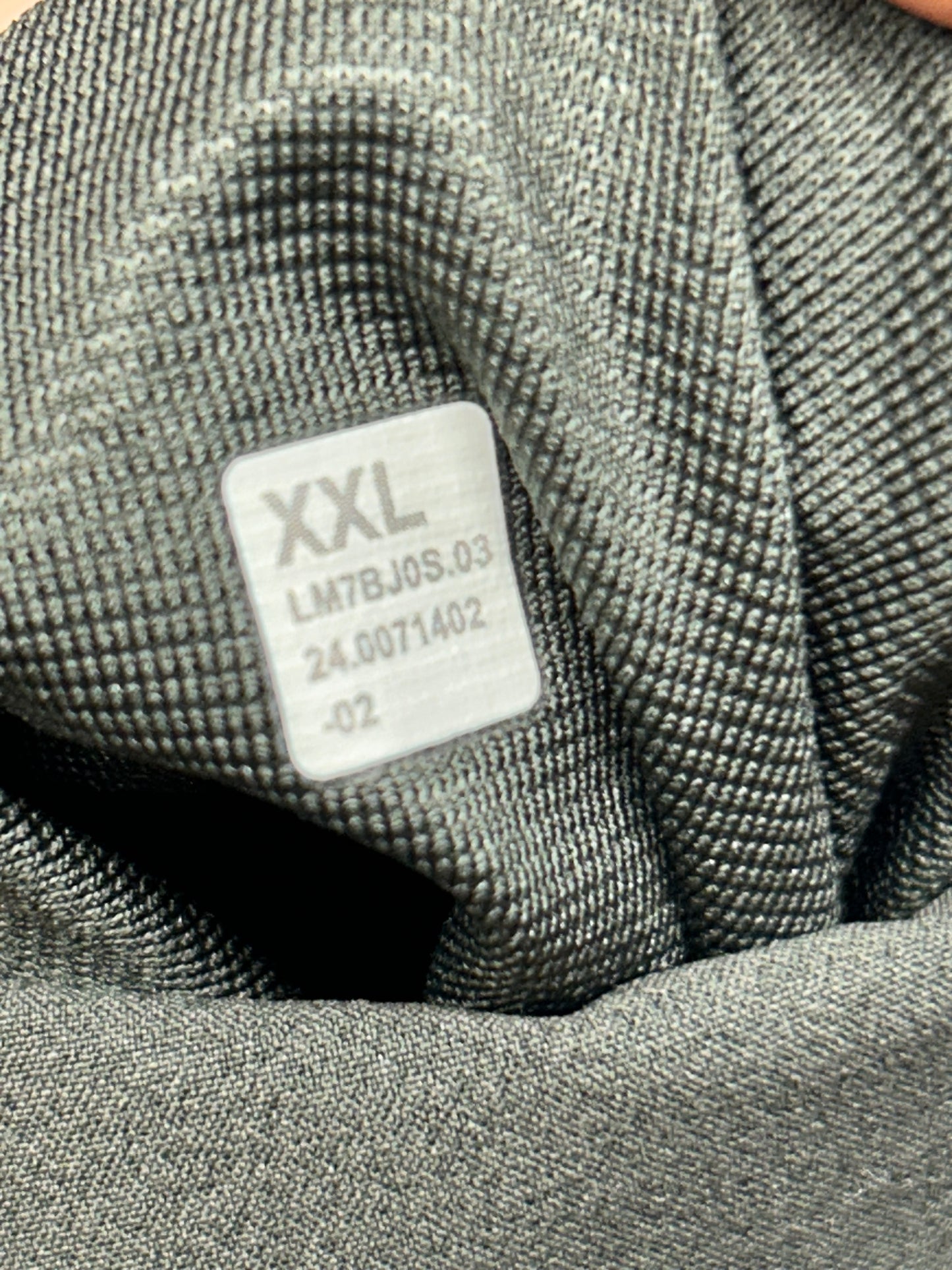 Lululemon Zeroed In Linerless Short 7" Size 2XL (Square) Onyx Grey