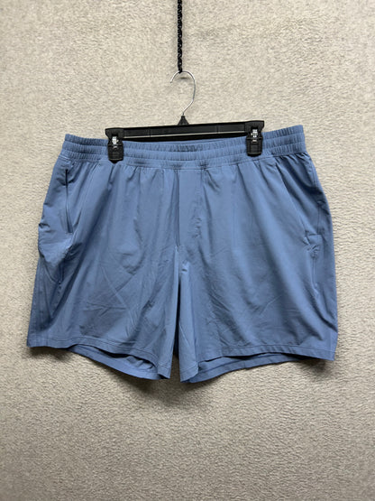 Lululemon Pace Breaker Linerless Short 7" Size 2XL (Square) Steel Blue