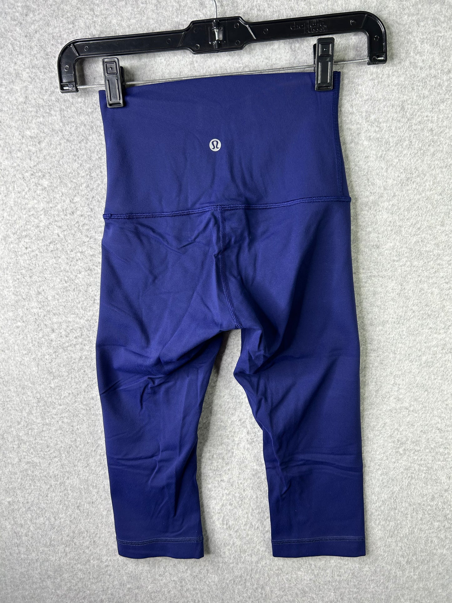 Lululemon Wunder Under 16" Crop Size 2 Pigment Blue