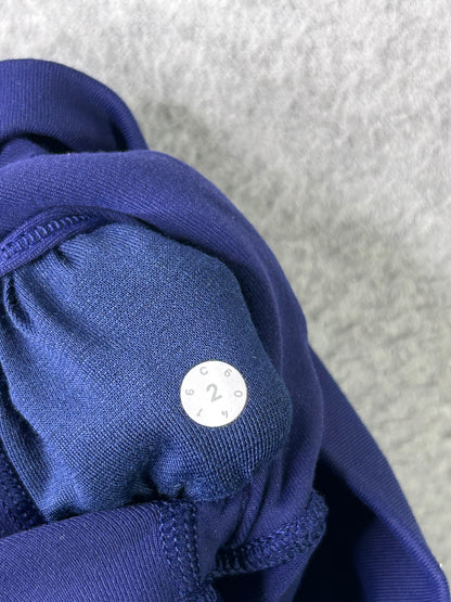 Lululemon Wunder Under 16" Crop Size 2 Pigment Blue