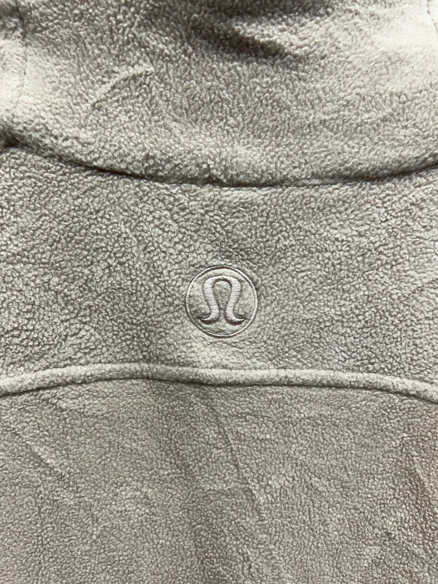 Lululemon Scuba Tumbled Fleece Funnel-Neck Half Zip Size M/L (Square) Adaptive Pink | Gold