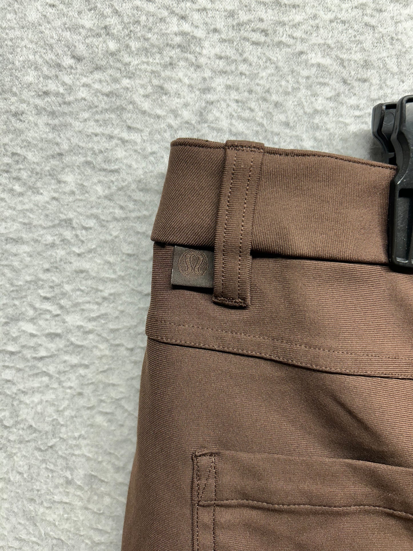 Lululemon ABC Slim-Fit 5 Pocket Pant Warpstreme Size 34x30 Dark Coffee