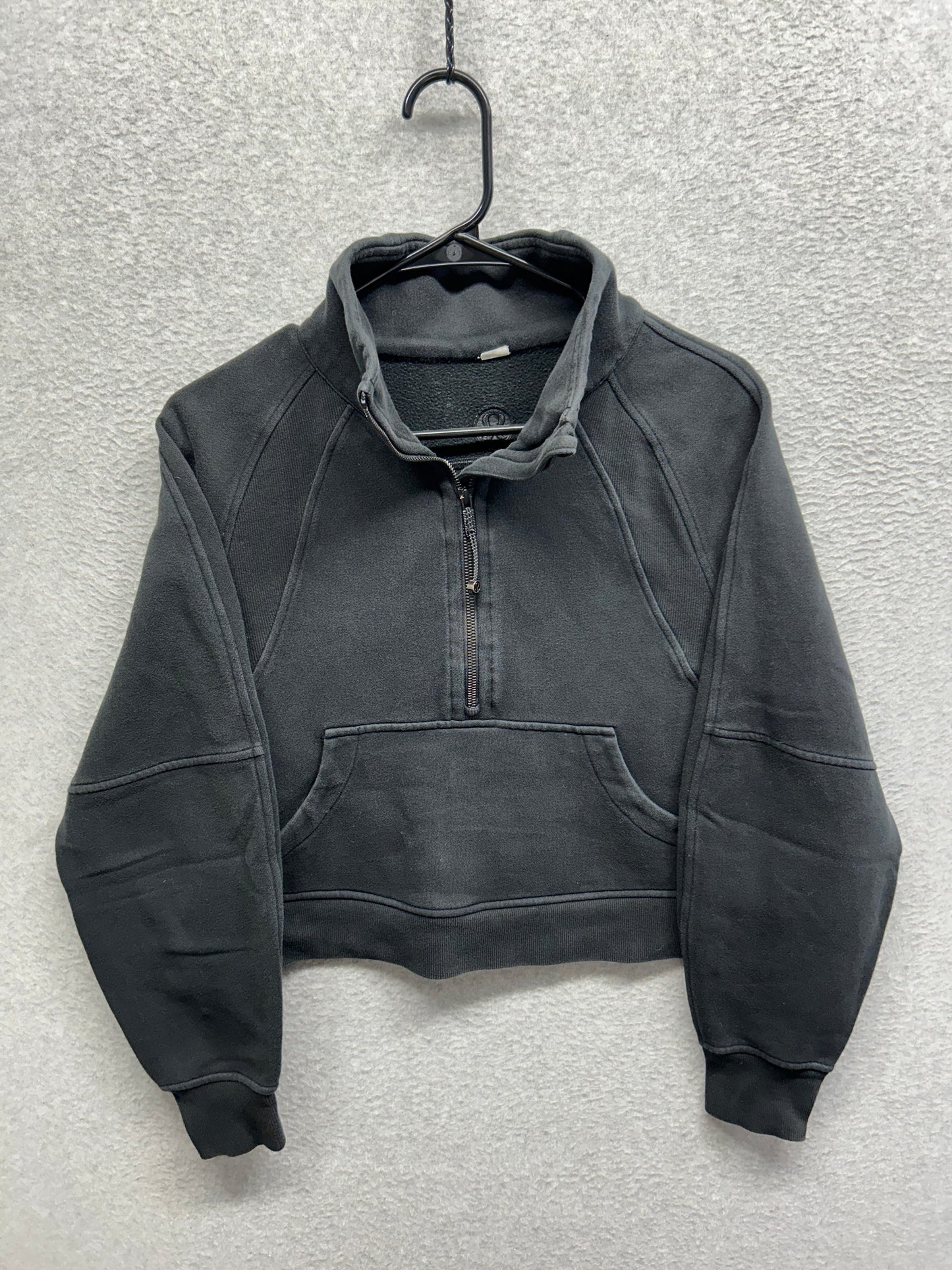 Lululemon Scuba Oversized Funnel-Neck Half Zip Size XS/S (Square) Black