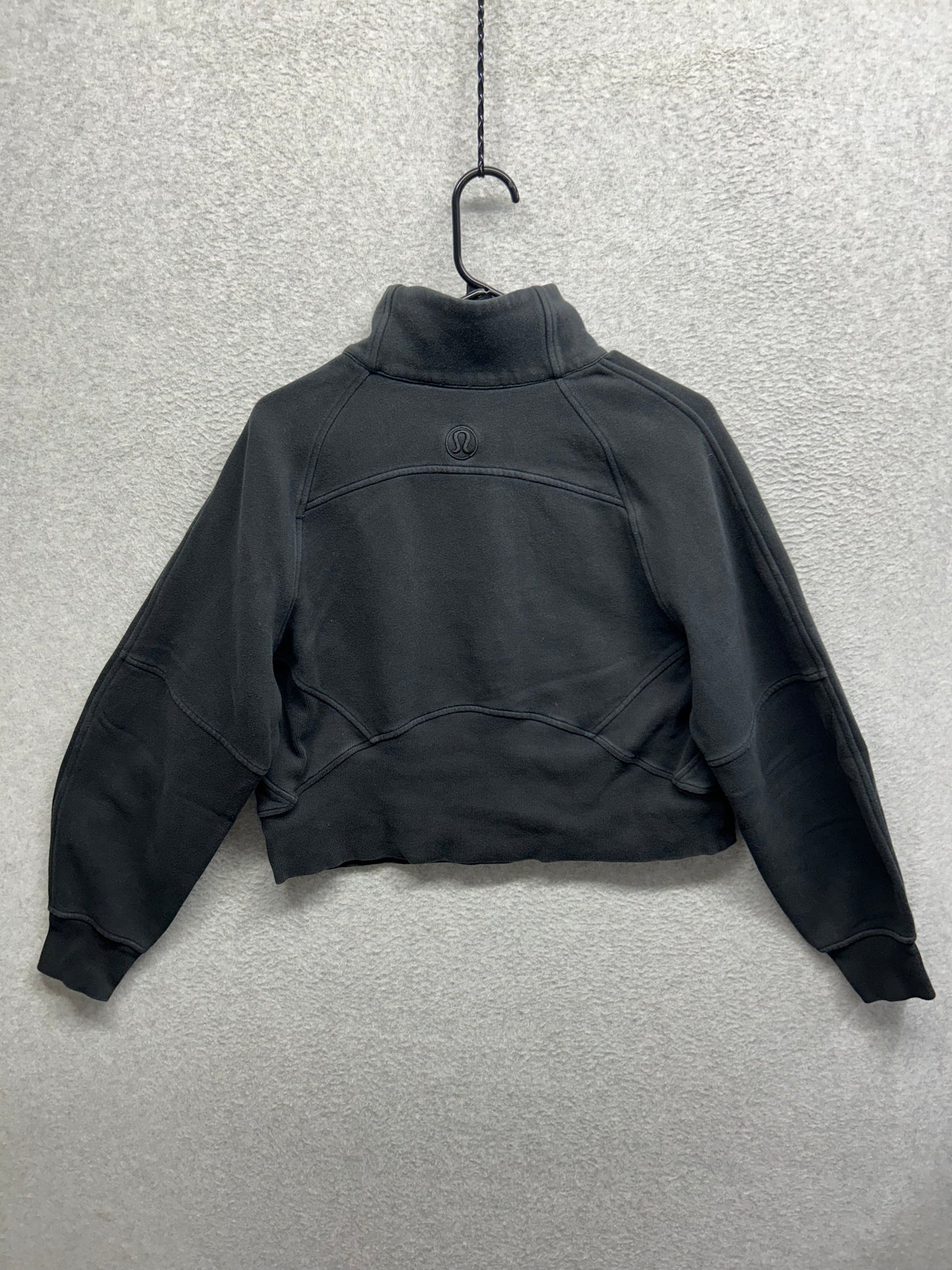 Lululemon Scuba Oversized Funnel-Neck Half Zip Size XS/S (Square) Black