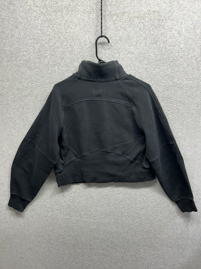 Lululemon Scuba Oversized Funnel-Neck Half Zip Size XS/S (Square) Black