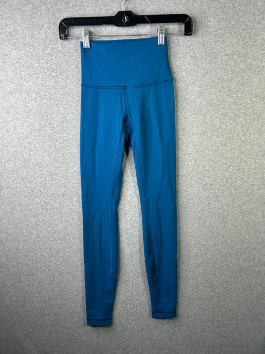 Lululemon Wunder Train High-Rise Tight 27" Size 0 Pitch Blue