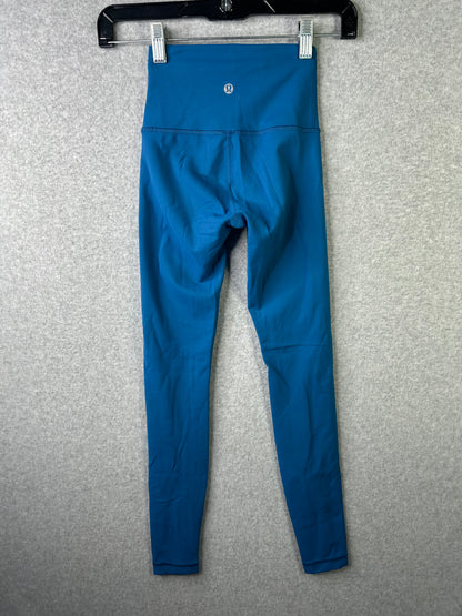 Lululemon Wunder Train High-Rise Tight 27" Size 0 Pitch Blue