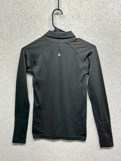 Lululemon Swiftly Speed Turtleneck Size 4 Black
