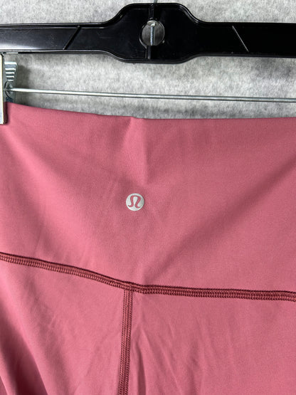 Lululemon Wunder Under Crop High-Rise Luxtreme 22" Size 2 Misty Merlot