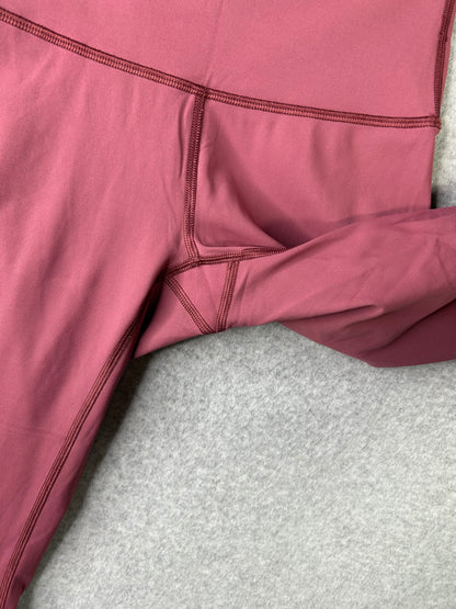 Lululemon Wunder Under Crop High-Rise Luxtreme 22" Size 2 Misty Merlot