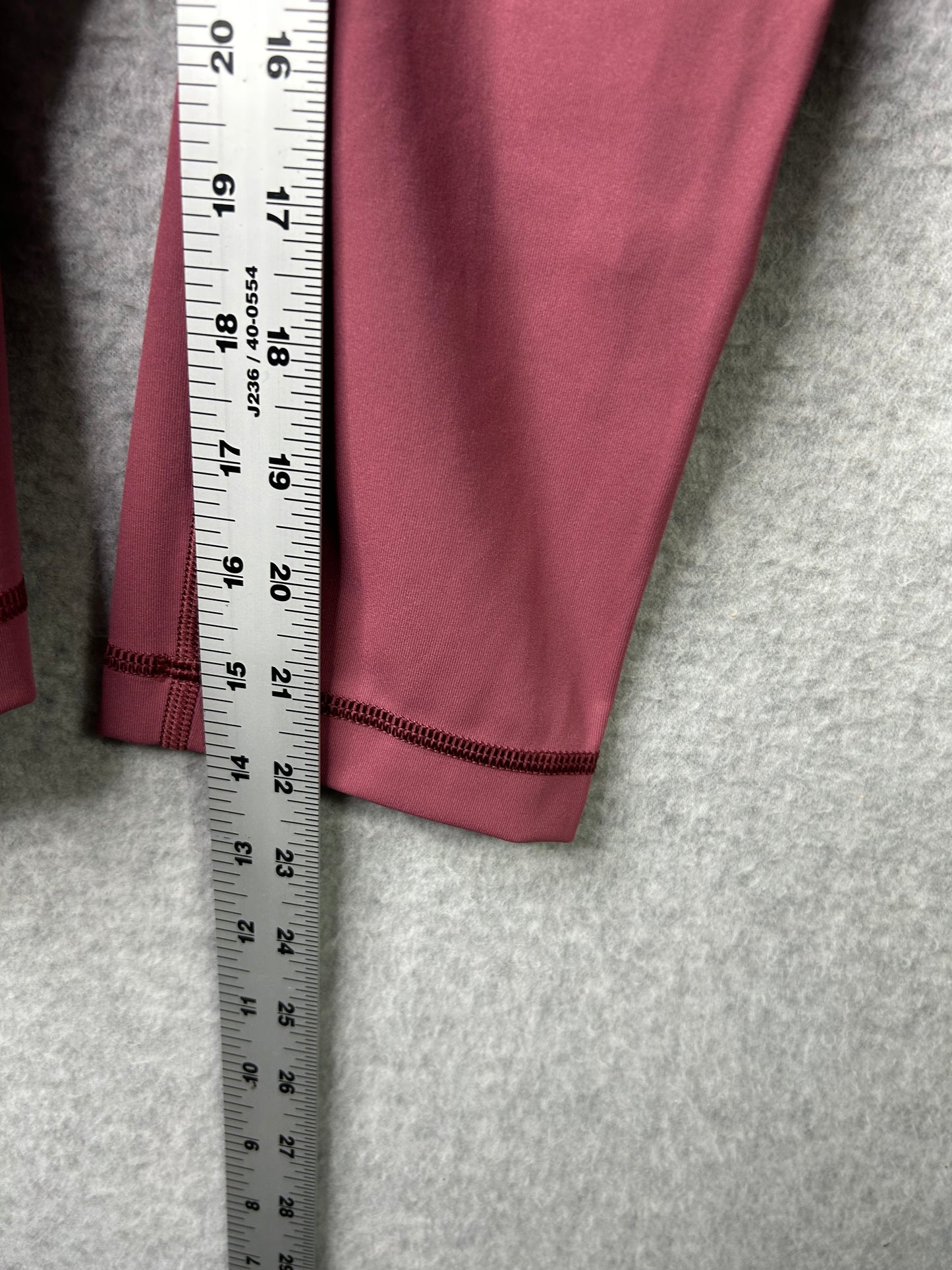 Lululemon Wunder Under Crop High-Rise Luxtreme 22" Size 2 Misty Merlot