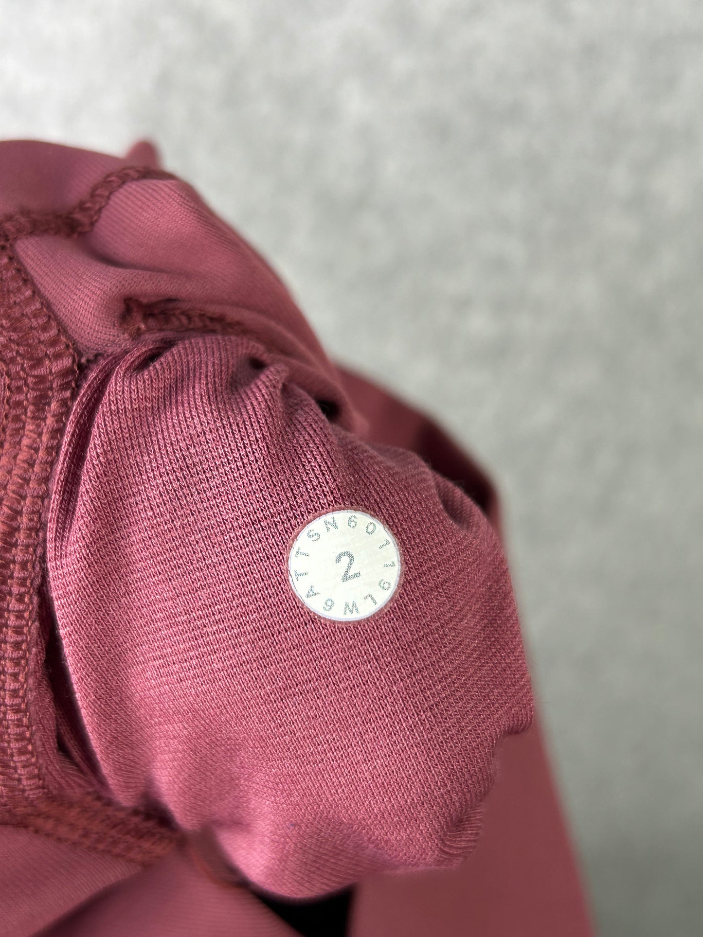 Lululemon Wunder Under Crop High-Rise Luxtreme 22" Size 2 Misty Merlot