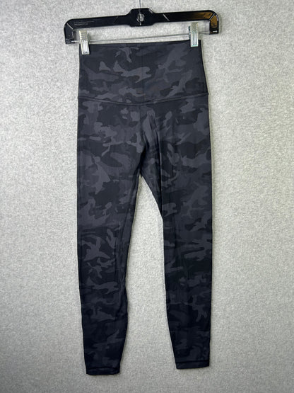 Lululemon Align Pant II 27" Size 4 Incognito Camo Multi Grey
