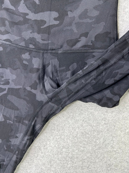 Lululemon Align Pant II 27" Size 4 Incognito Camo Multi Grey