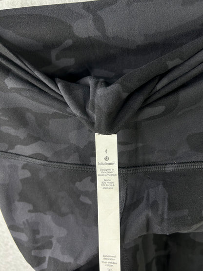 Lululemon Align Pant II 27" Size 4 Incognito Camo Multi Grey