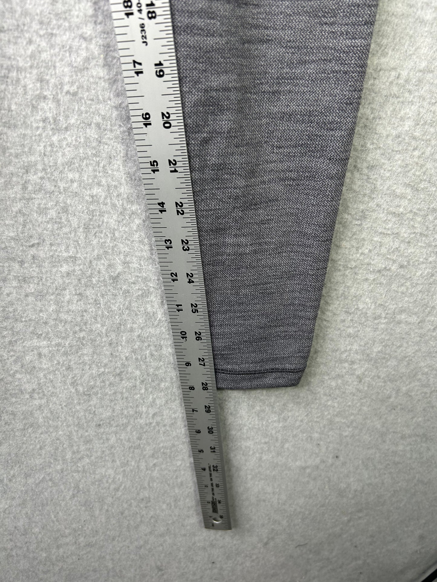 Lululemon Align Pant Super High-Rise 28" Size 4 Heathered Herringbone Heathered Black