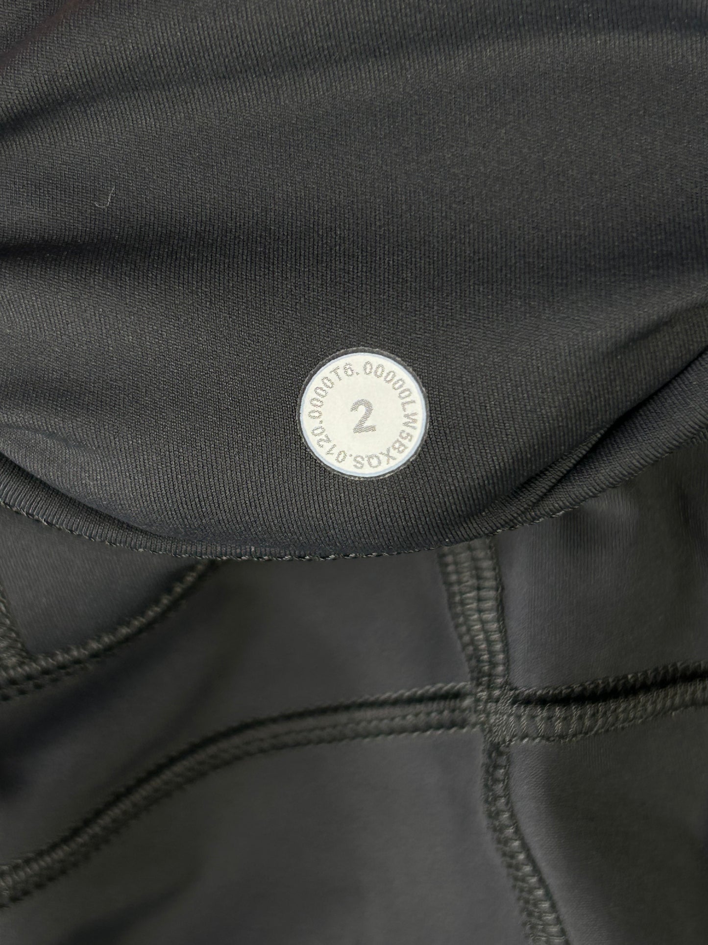 Lululemon Fast and Free Tight II 25" Non-Reflective Nulux Size 2 Graphite Grey