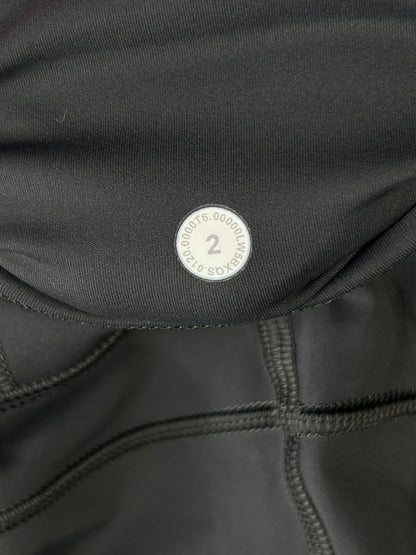 Lululemon Fast and Free Tight II 25" Non-Reflective Nulux Size 2 Graphite Grey