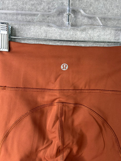 Lululemon Invigorate High-Rise Tight 25" Size 0 Dark Terracotta