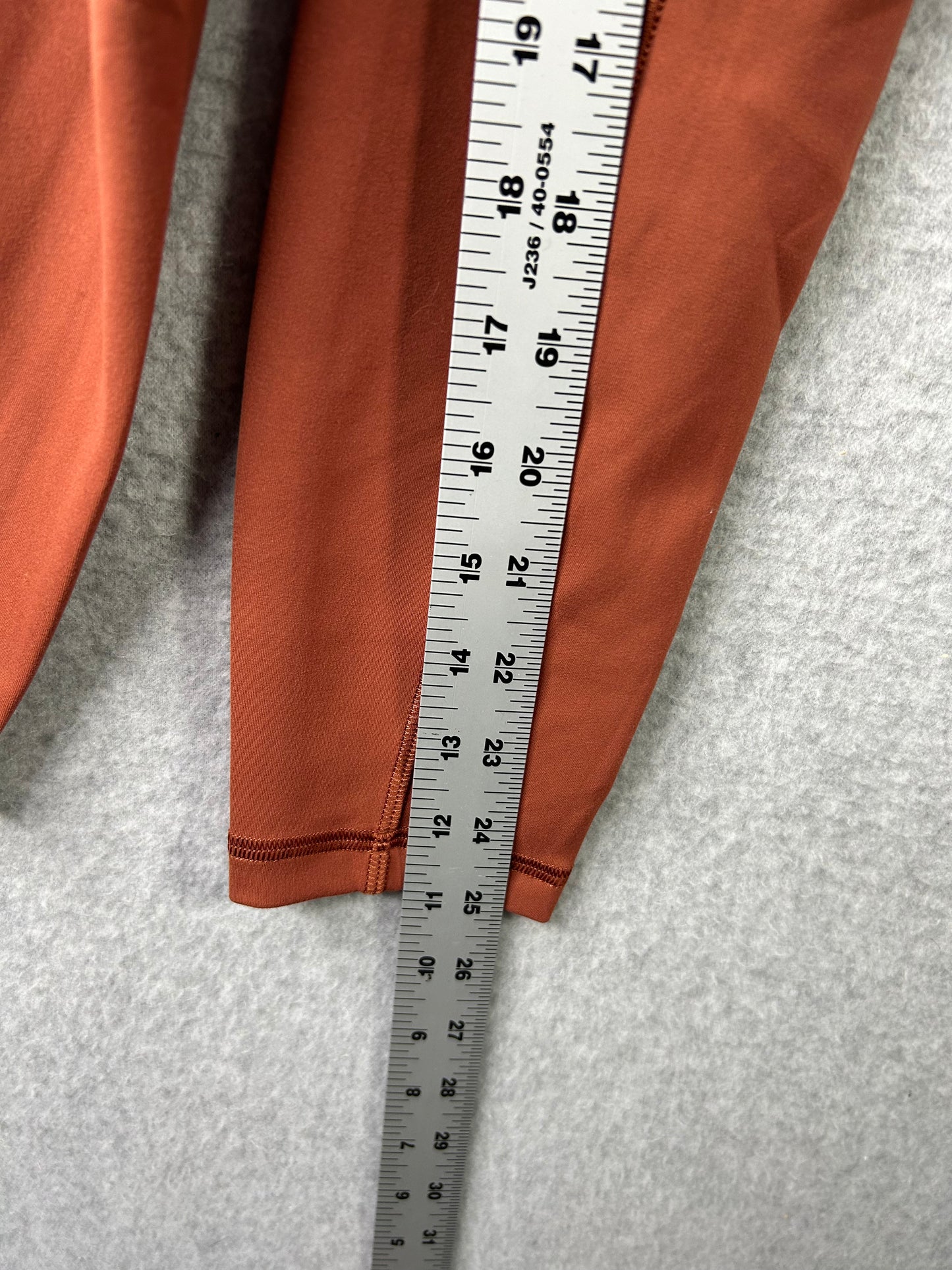 Lululemon Invigorate High-Rise Tight 25" Size 0 Dark Terracotta