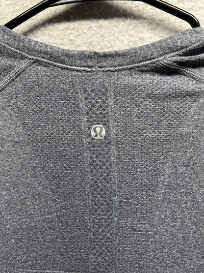 Lululemon Swiftly Tech Long Sleeve Crew Size 8 Heathered Slate
