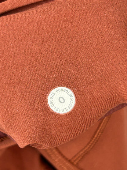 Lululemon Invigorate High-Rise Tight 25" Size 0 Dark Terracotta