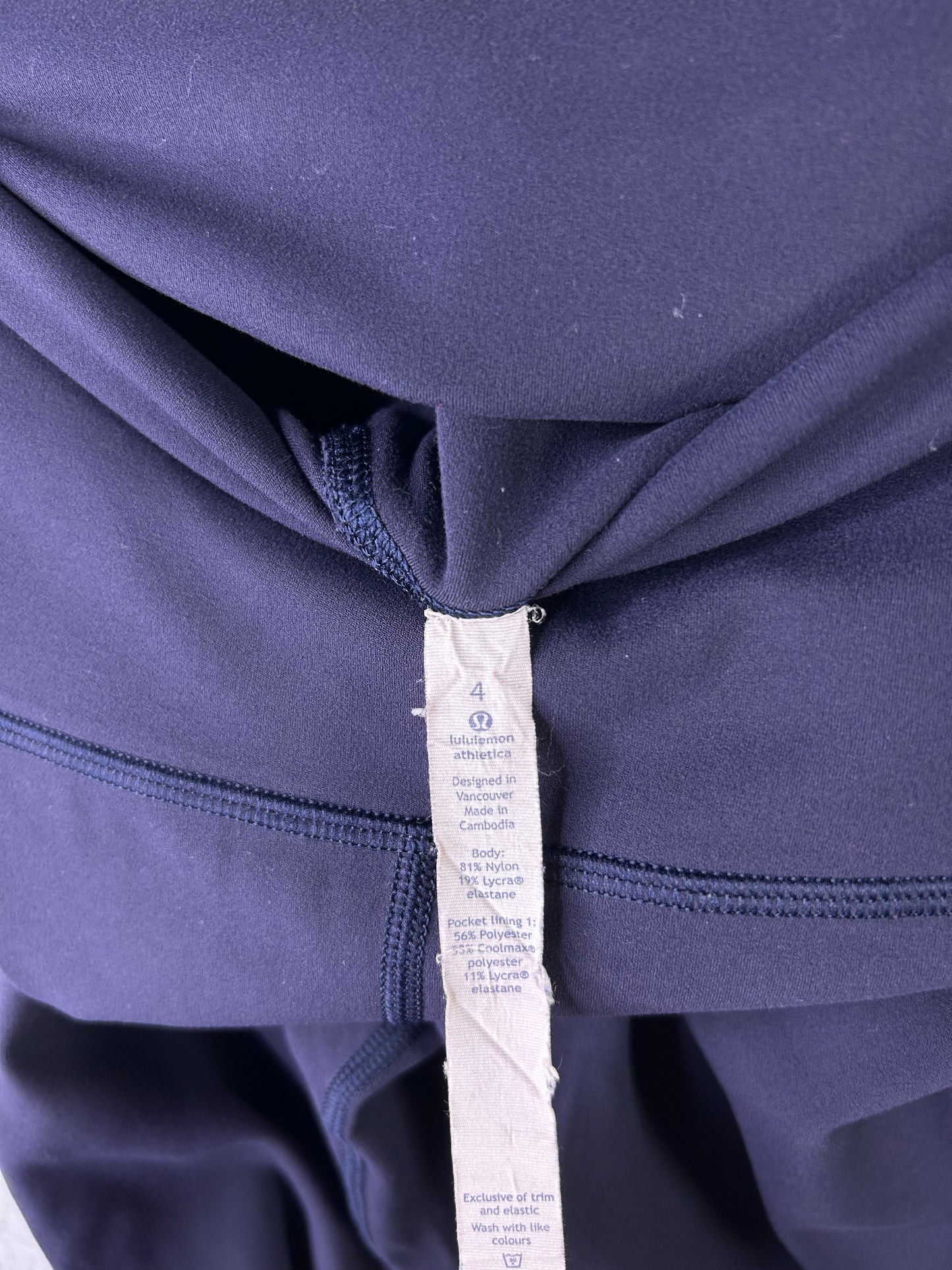 Lululemon Align Pant II 26" Size 4 Blueberry Jam