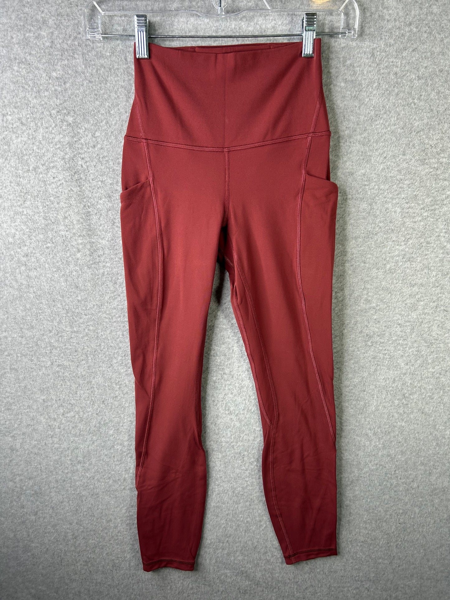 Lululemon Align High-Rise Pant with Pockets 25" Size 2 Cayenne