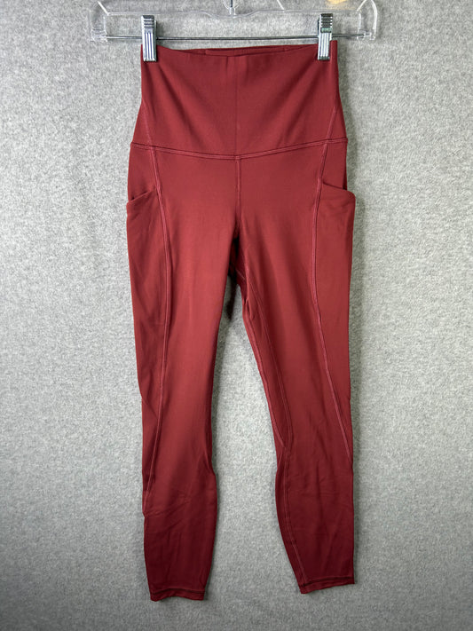 Lululemon Align High-Rise Pant with Pockets 25" Size 2 Cayenne