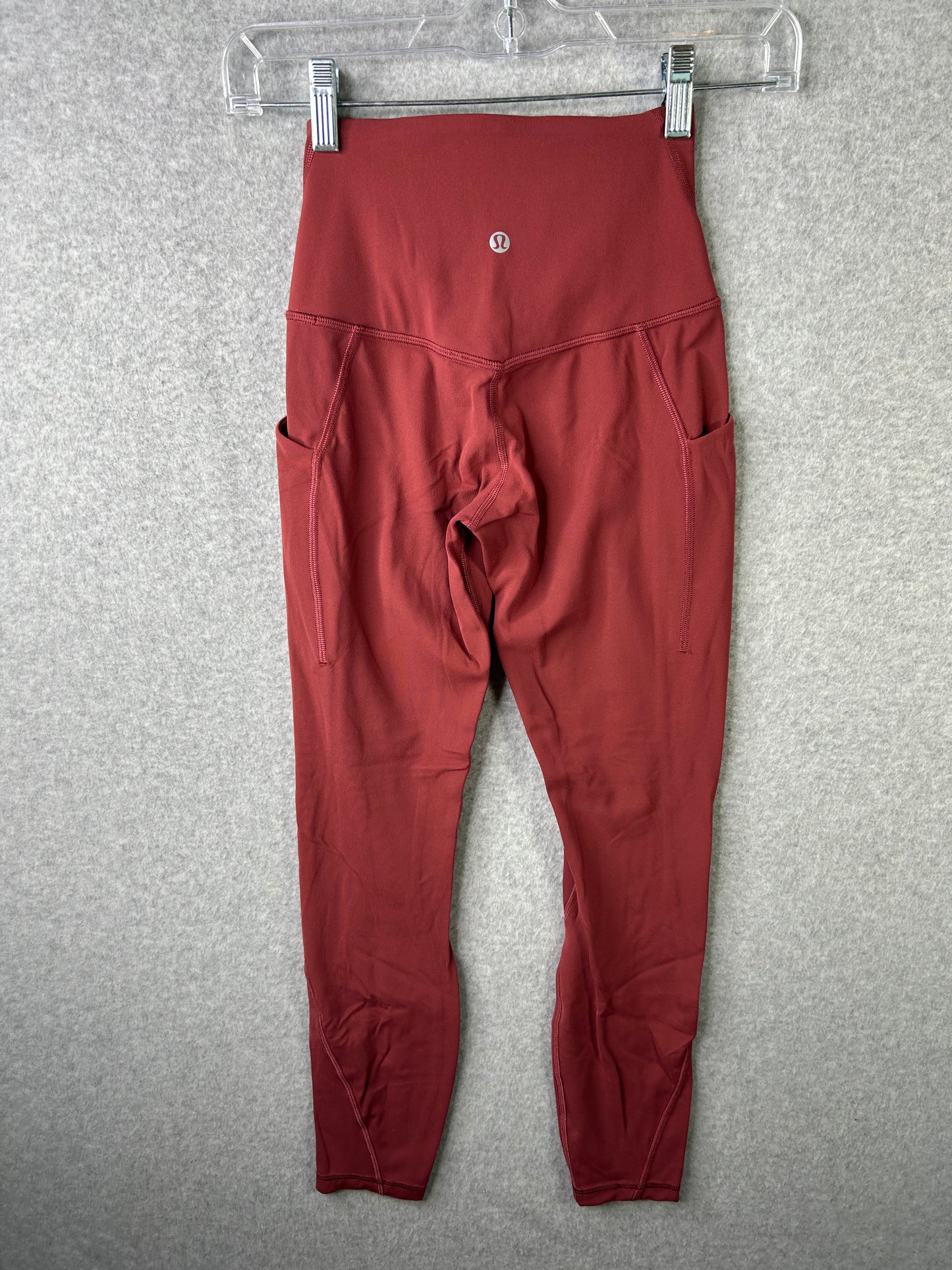 Lululemon Align High-Rise Pant with Pockets 25" Size 2 Cayenne