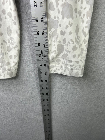 Lululemon Align High-Rise Crop 20" Size 2 Cheetah Camo Antique White Multi