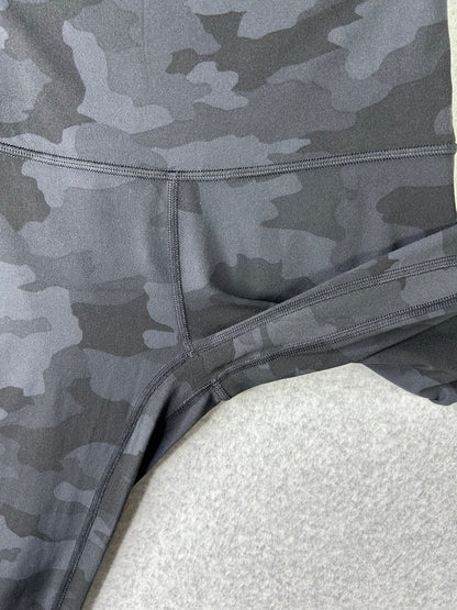 Lululemon Align Crop 23" Size 4 Heritage 365 Camo Deep Coal Multi