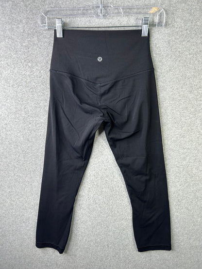 Lululemon Align Crop 21" Size 4 Black