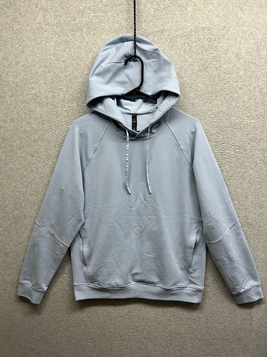 Lululemon City Sweat Pullover Hoodie Size Medium Blue Linen