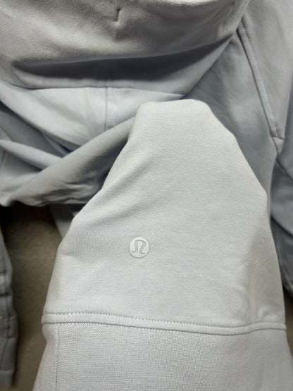 Lululemon City Sweat Pullover Hoodie Size Medium Blue Linen