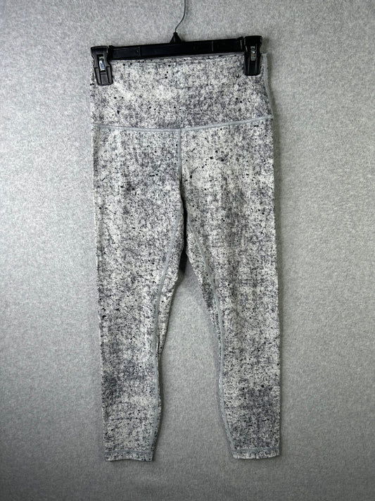 Lululemon Wunder Under Hi-Rise 7/8 Tight 25" Size 6 Antiqued Alpine White Multi