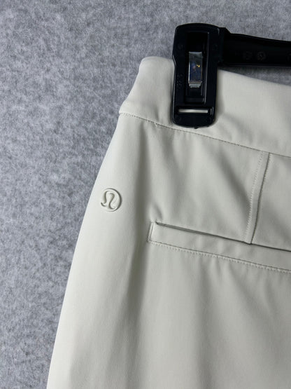 Lululemon Tapered-Leg Mid-Rise 7/8 Pant Luxtreme Size Small Bone (Square Dot)