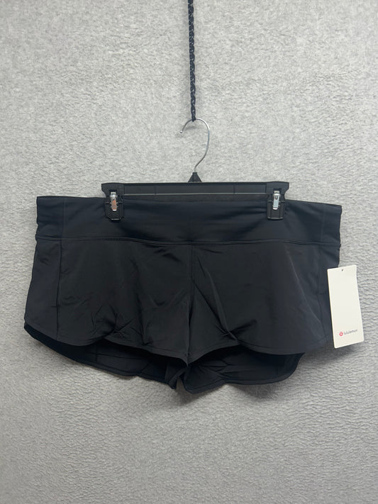 Lululemon Speed Up Short 2.5" Size 14 Black