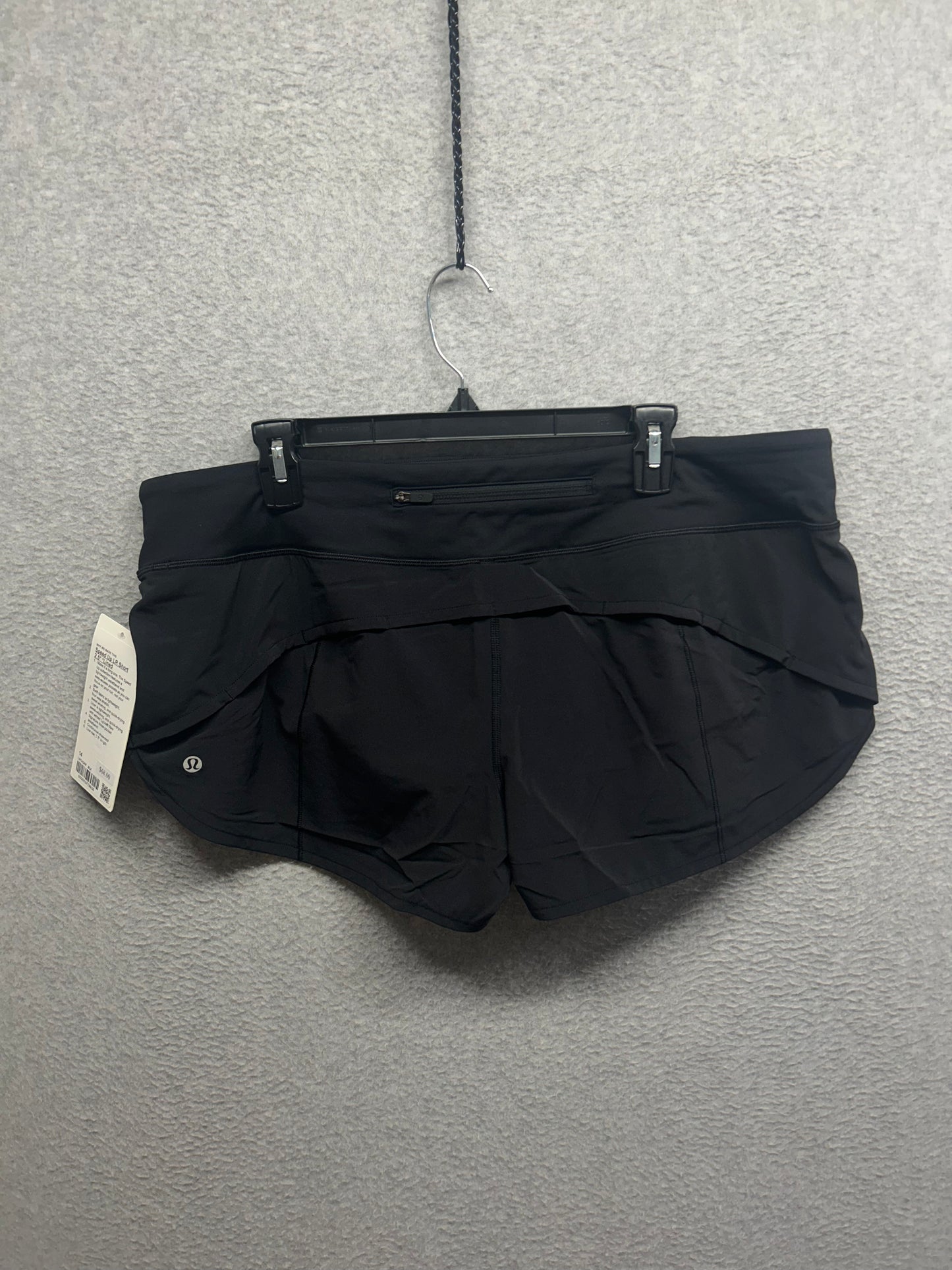 Lululemon Speed Up Short 2.5" Size 14 Black