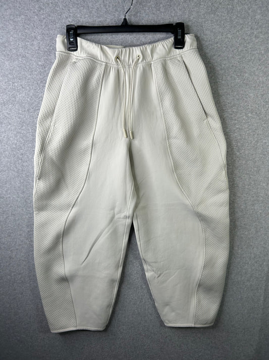 Lululemon Mixed Fabric Relaxed-Fit Tapered High-Rise Pant Size Small Bone