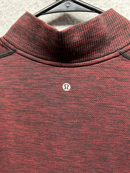 Lululemon Metal Vent Tech 1/2 Zip Size XL Oxblood