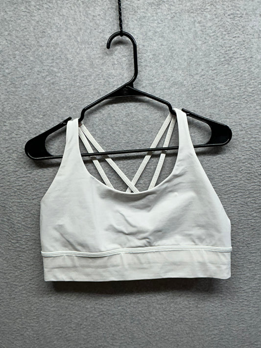 Lululemon Energy Bra Long Line Size 14 White