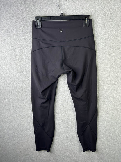 Lululemon In Movement Tight 25" Everlux Size 8 Black