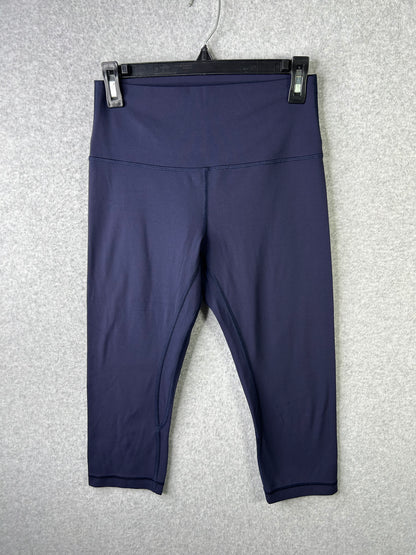 Lululemon Align Crop 18" Size 8 Blueberry Jam