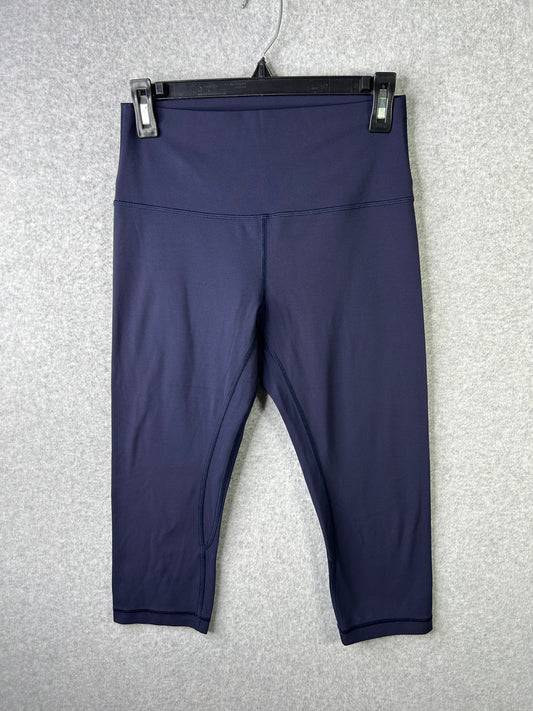 Lululemon Align Crop 18" Size 8 Blueberry Jam